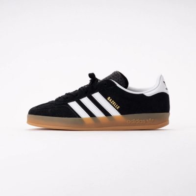 Adidas Kids Gazelle Indoor Core Black / Cloud White / Gum 2 26