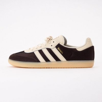 Adidas Men Samba OG Aurora Coffee / Cream White / Sand Strata 26