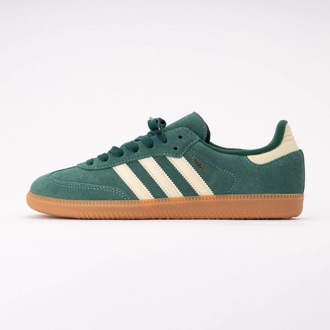 adidas Men Samba OG Collegiate Green / Warm Vanilla / Gum 2