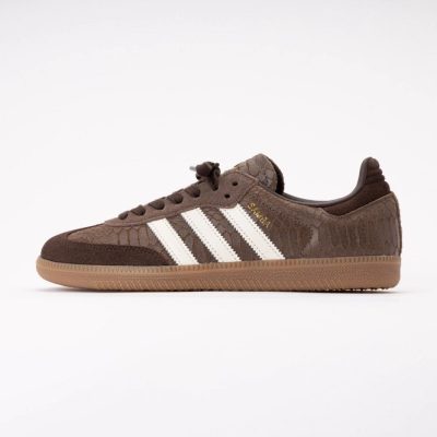 adidas Men Samba OG Earth Strata / Off White / Gum4