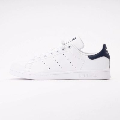 adidas Men Stan Smith Core White / Core White / Dark Blue