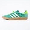 Adidas Women Gazelle Indoor Semi Court Green / Cream White / Solar Green '24