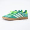 Adidas Women Gazelle Indoor Semi Court Green / Cream White / Solar Green '24