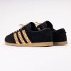 Adidas Women Gazelle Lo Pro Core Black / Brown Desert / Warm Vanilla