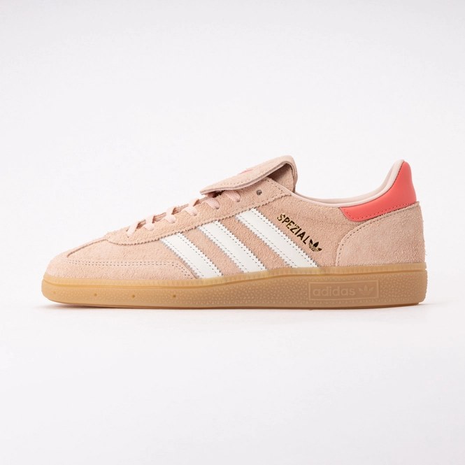 adidas Women Handball Spezial LT Blush Pink / Off White / Semi Flash Red 26