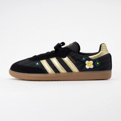 Adidas Women Samba OG Core Black / Gold Metallic / Gum 25