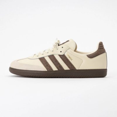 Adidas Women Samba OG Cream White / Earth Strata / Maroon 25