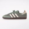 adidas Women Samba OG Silver Green / Wonder White / Gold Metallic 26
