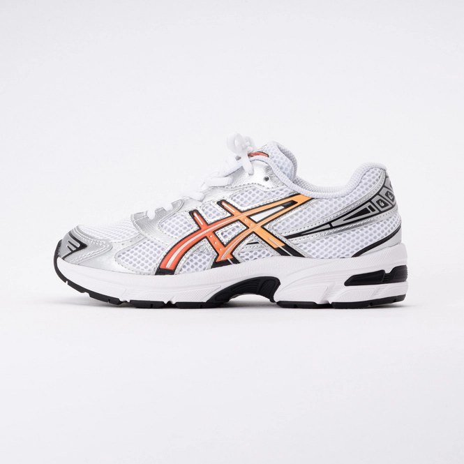 ASICS Kids GEL-1130 GS White/Red Snapper 25