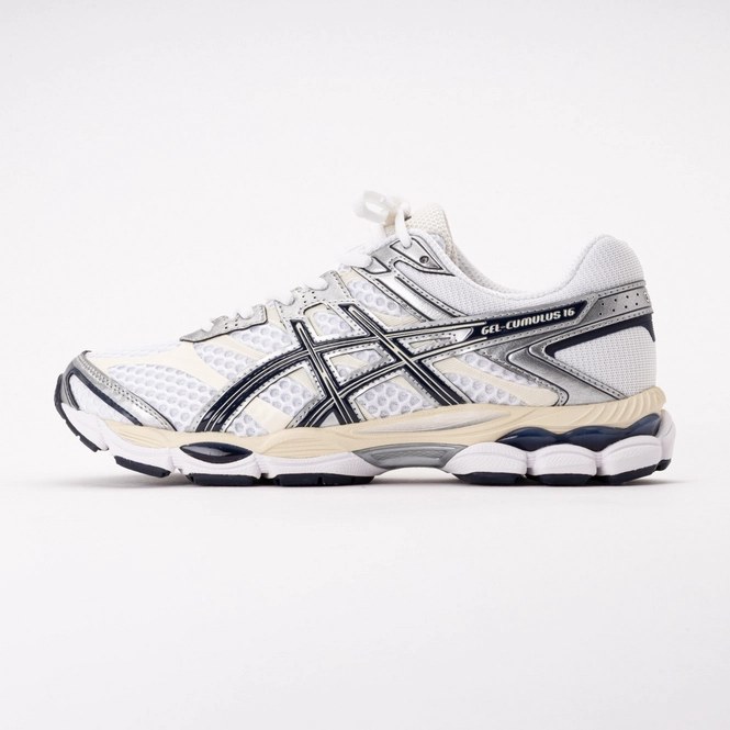 ASICS Unisex GEL-CUMULUS 16 White/Midnight 26