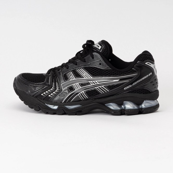 ASICS Unisex GEL-KAYANO 14 Black Pure Silver 24