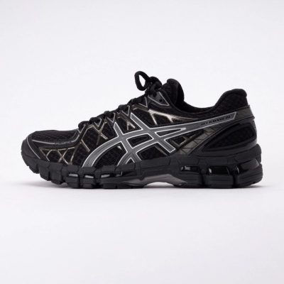 ASICS Unisex GEL-KAYANO 20 Black/Clay Grey 25