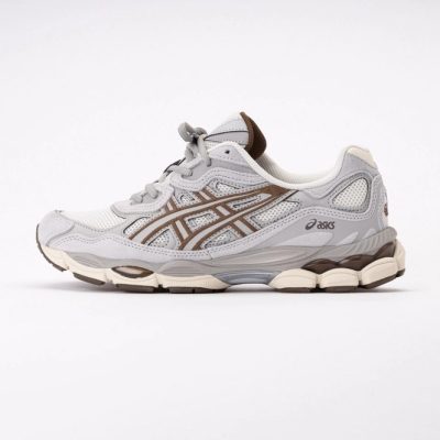 ASICS Unisex GEL-NYC Cream/Cement Grey 26