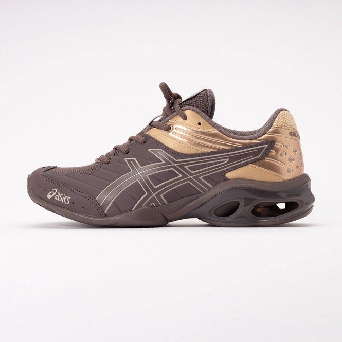 ASICS Women GEL-KINETIC FR Cocoa Powder/Champagne