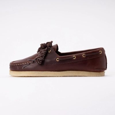 Boat Shoes Clarks Originals Women Godney Boat British Tan Leather