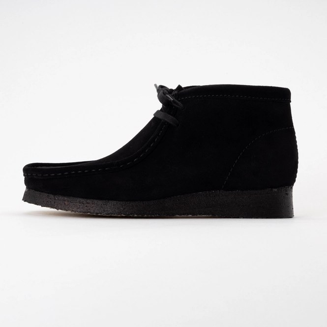 Boots Clarks Originals Men Wallabee Boot Black Suede