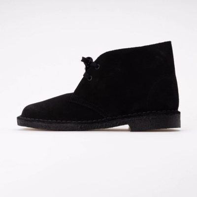 Clarks Desert Boot Black Suede