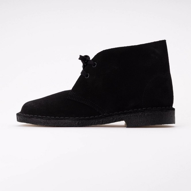 Clarks Desert Boot Black Suede