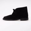Clarks Women's Desert Boot Black Suede