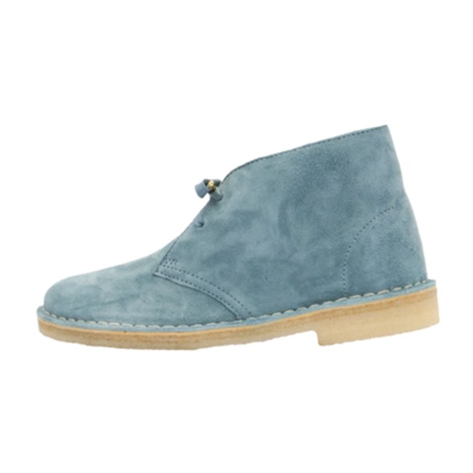 Clarks Women's Desert Boot Ocean Blue Suede