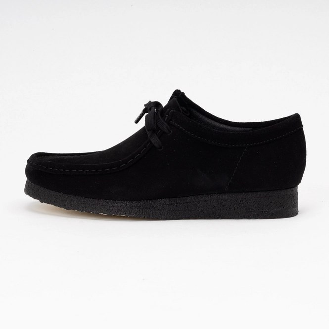 Clarks Women's Wallabee Black Suede