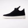 Filling Pieces Men Low Top Ripple Nubuck Navy Blue 26