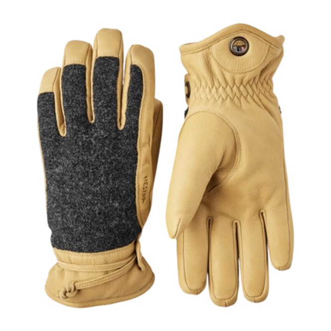 Gloves Hestra Men Daniel Charcoal/Tan