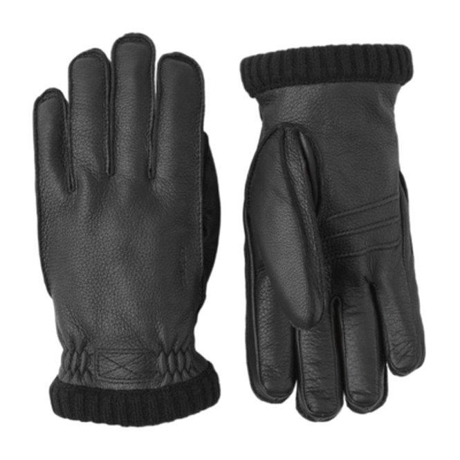 Gloves Hestra Men Deerskin Primaloft Rib Black