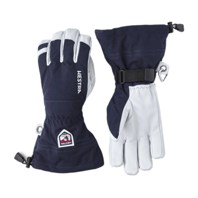Gloves Hestra Unisex Army Leather Heli Ski Navy