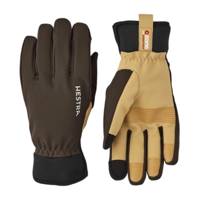 Gloves Hestra Unisex CZone Contact Glove Dark forest