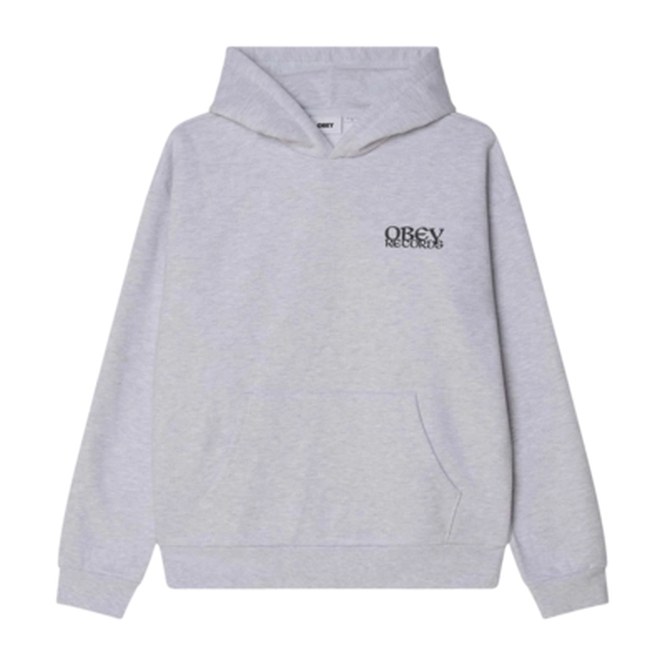 Hoodie Obey Men Obey Disorder Extra Heavy Ash Grey 25