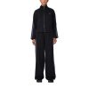 Jacket Obey Women Astrid Stripe Digital Black Faded Wash