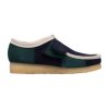 Lace-Up Shoes Clarks Originals Men Wallabee Blue/Green Stripe