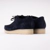 Lace-Up Shoes Clarks Originals Men Wallabee Navy Suede
