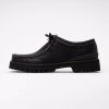 Lace-Up Shoes Clarks Originals Men Wallabee Yukoner Black Leather