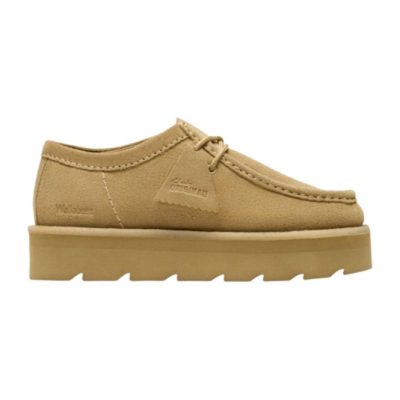 Lace-Up Shoes Clarks Originals Women Meare Wallabee Maple Suede