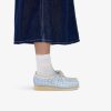 Lace-Up Shoes Clarks Originals Women Wallabee Blue Check