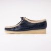 Lace-Up Shoes Clarks Originals Women Wallabee Blue Interest