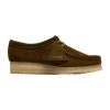 Lace-Up Shoes Clarks Originals Women Wallabee Olive Suede