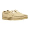 Lace-Up Shoes Clarks Originals Women Wallabee Pale Yellow Leather