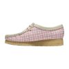 Lace-Up Shoes Clarks Originals Women Wallabee Pink Check