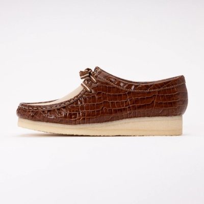 Lace-Up Shoes Clarks Originals Women Wallabee Tan Interest