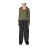 Long Sleeve T-Shirt Obey Women Medea Collared Olive