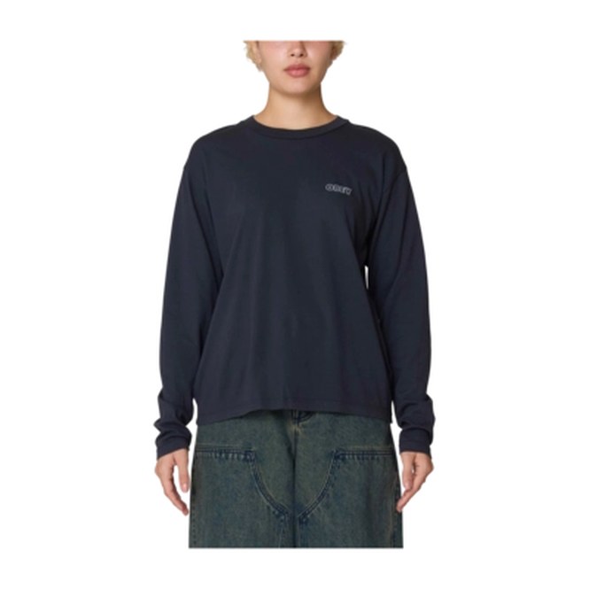 Long Sleeve T-Shirt Obey Women Obey Perpetual Movement Black