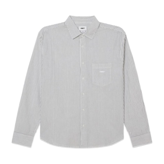 Longsleeve Obey Men Isaac Woven Black Multi 26