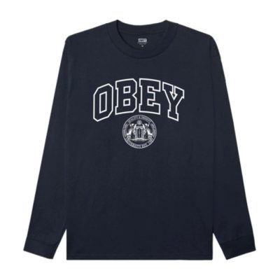 Longsleeve Obey Men Obey University Navy 26