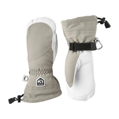 Mittens Hestra Women Heli Ski Female Khaki/Offwhite