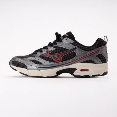 Mizuno Unisex MXR Black/Barbados Cherry/Metallic Gray 26