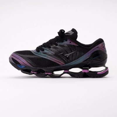 Mizuno Unisex Wave Prophecy LS Indigo/Black/Cattleya Orchid 26