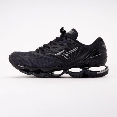 Mizuno Unisex Wave Prophecy LS Salute/Navy Blazer/Black 26